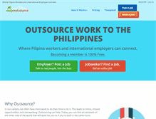 Tablet Screenshot of easyoutsource.com